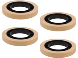 Alipis 4 Rolos De Faixas Papel Kraft Para Cédulas, Design Compacto, Para Instituições Financeiras
