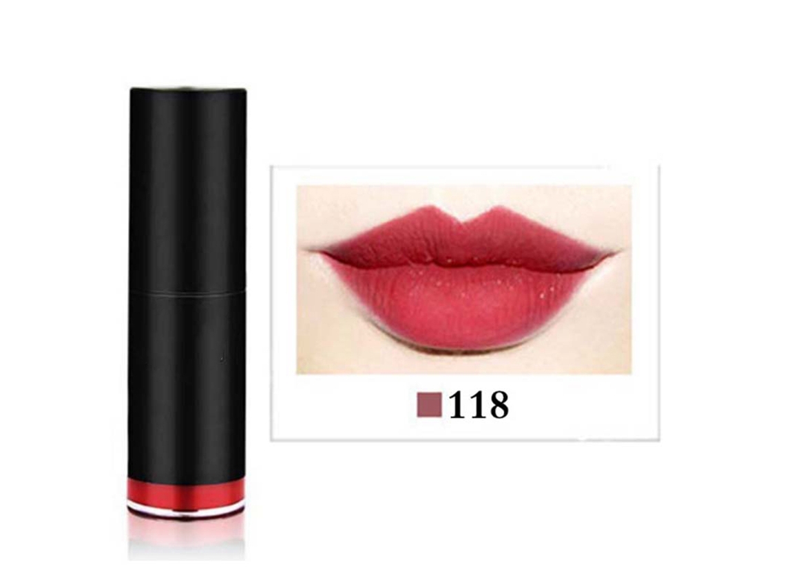 Lápiz Labial Impermeable Mate De Larga Duración Gloss Stick Maquillaje Herramienta 118