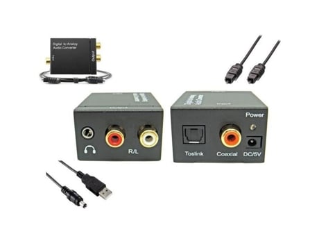 Conversor de áudio digital para analógico SPDIF WIKSON ELECTRONICS