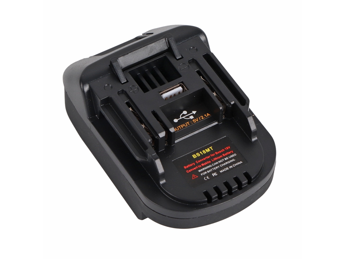 Adaptador conversor de bateria para ferramentas de lítio Bosch 18V Acessórios Industriais BS18MT
