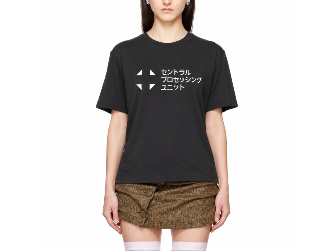 Rockinstone Cpu Katakana Central Processing Unit T-shirt Unique Designer Style