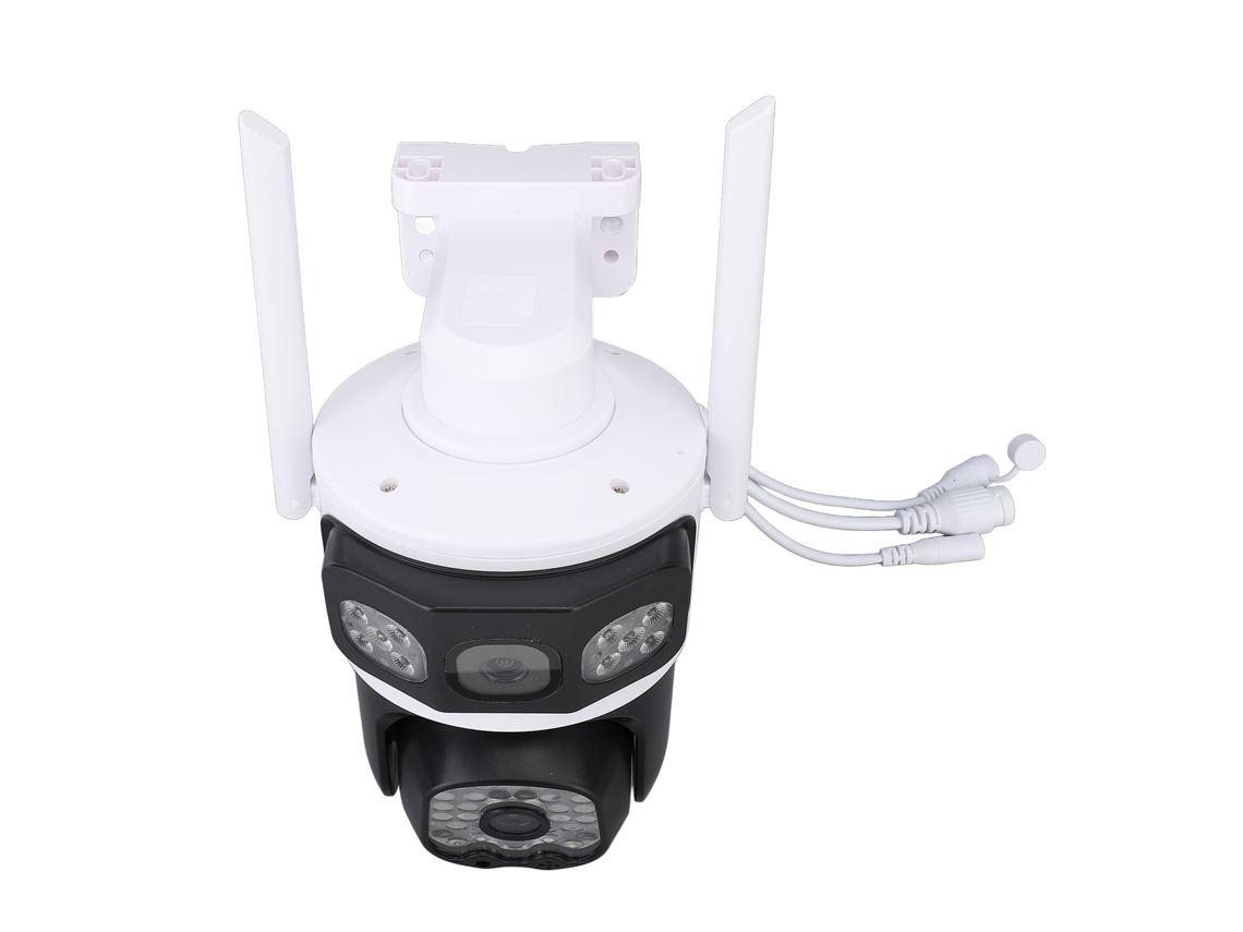 2026 câmara de Segurança Wifi Exterior com Visão Noturna, Lentes Duais e Pan tilt