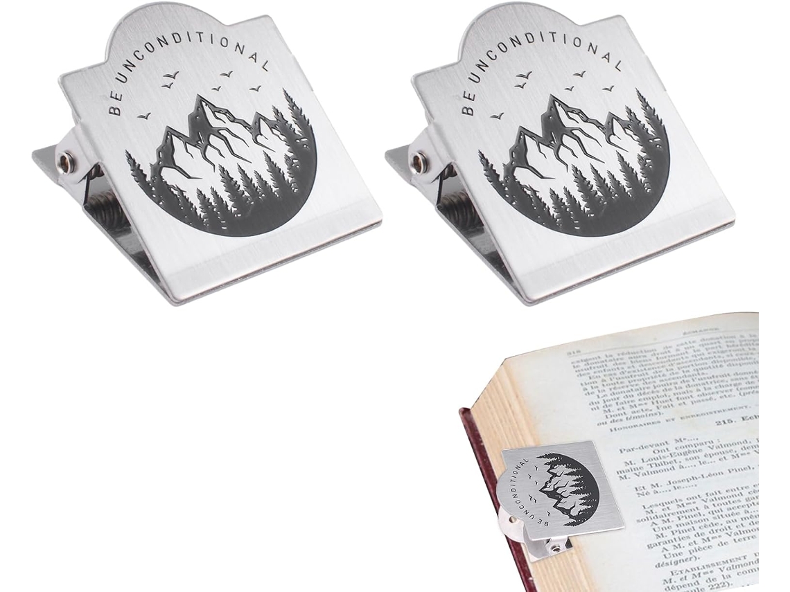 Clipe metálico Increway Classic Mountain, 2 unidades de materiais de mesa criativos e versáteis, adequados