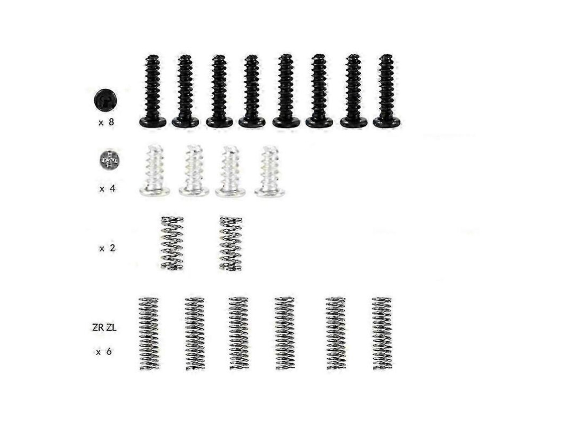 Kit de Reparo YURU de parafusos e molas para controle e console Switch, com ferramentas profissionais