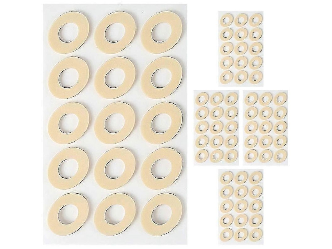 5 Folhas de Protetores para Calos Redondos com Buraco Almofadas Confortáveis Latex Esponja