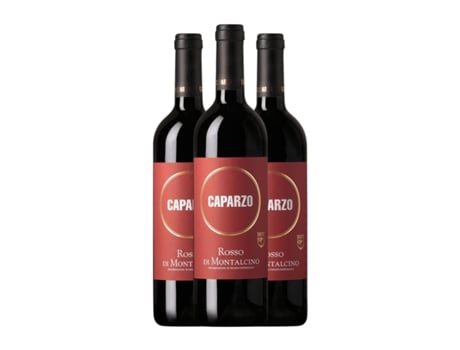 Vinho CAPARZO Sangiovese Grosso Rosso di Montalcino (0.75 L - 3 Unidades)