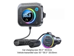 Receptor Transmissor Bluetooth 5.3transmissor Isqueiro Transmissor Fm Receptor 3 Modos De Reprodução De Música Chamada Adequado Para Áudio Automotivo