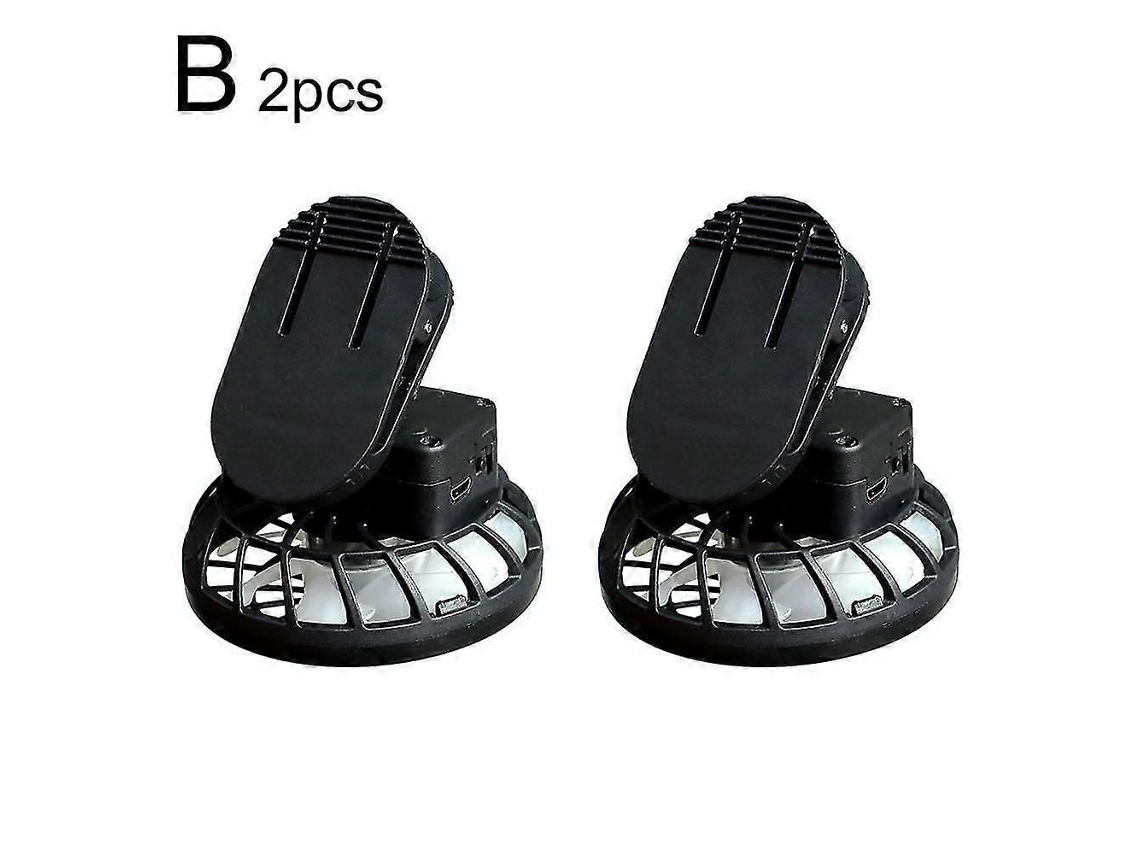 Mini Ventilador Portátil Recarregável Via Usb Com Clipe Para Resfriamento De Mesa E Chapéu.