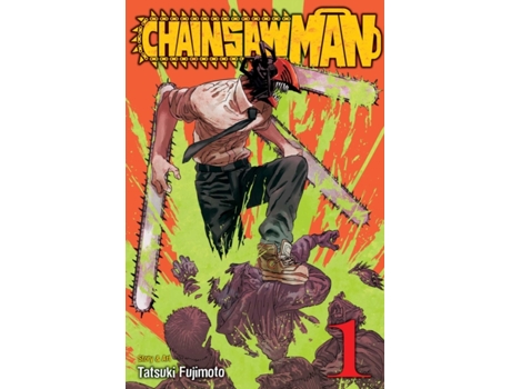 Livro chainsaw man, vol. 1 de tatsuki fujimoto (inglês)
