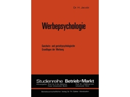 Livro Werbepsychologie De Helmut Jacobi (alemão)