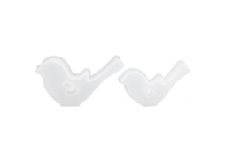2 Peças De Moldes De Silicone Em Forma De Pássaro Reutilizáveis Para Resina, Limpeza Fácil, Flexíveis, Ideal Para Decoração