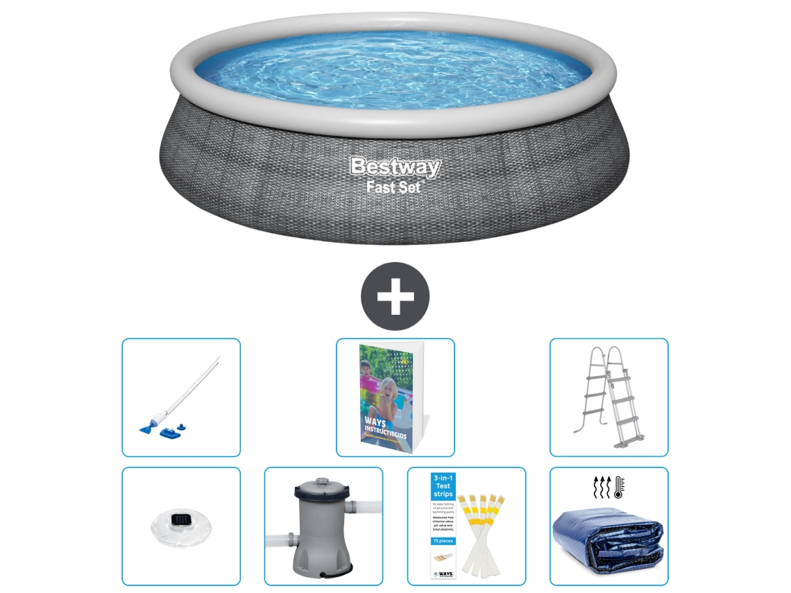 Bestway Piscina Bestway Fast Set Redonda - 457x107 Cm - 8-peças S378