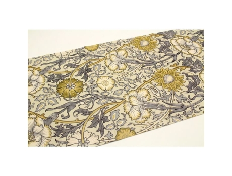 MT REMAKE William Morris flores ocre e cinza