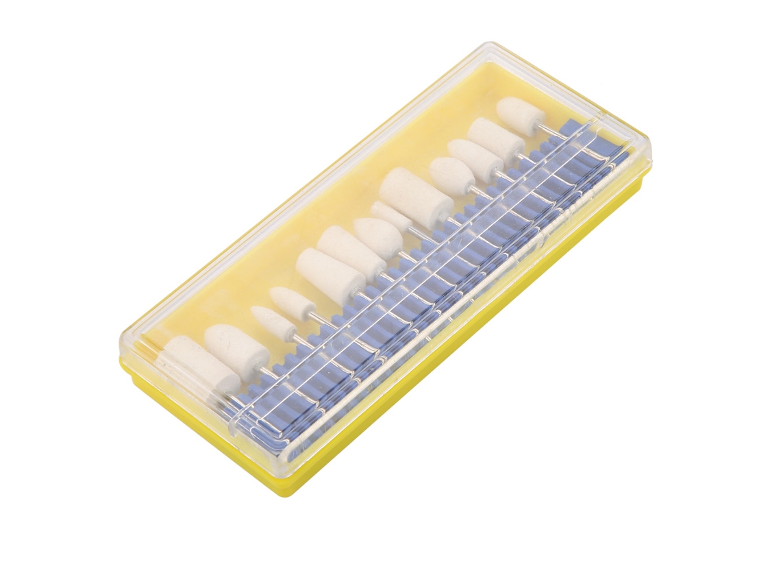 Kit De 13 Brocas De Lana Para Polir E Esmerilar Com Cabo De 2,35mm Para Ferramenta Rotatória
