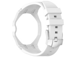 Bracelete Desportiva em Silicone para Swatch Royal Pop com composição Branco HEXINYIGJLY (posição Das 3 Horas)