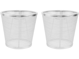 Conjunto de 2 Candeeiros de Mesa em Tecido Prateado SFUSHOS