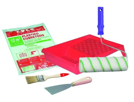 Kit de Pintura Brico Tray 5 Pcs. RULO PLUMA