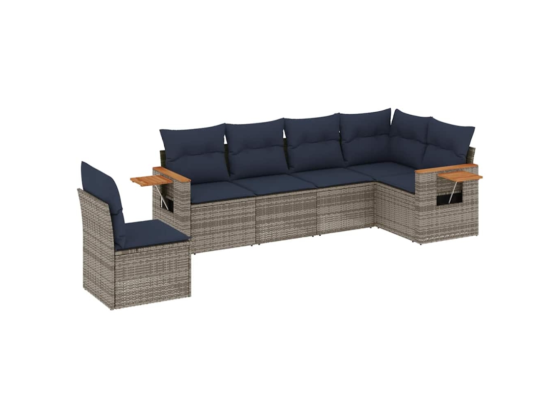 Garden Sofa Set, Garden Sofa Sets Vidaxl Cinzeto Rattan / Vime (n/a)