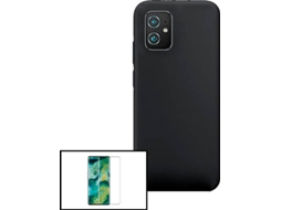 Capa + Película Asus Zenfone 8 PHONECARE Silicone Líquido Preto