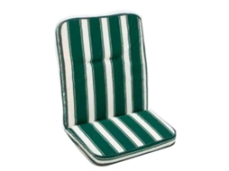 Cojin sillon posiciones raya verde 120x45x3 cm