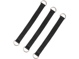 Conjunto De 3 Cintos Apoio Multifuncionais Para Exercícios Barra Fixa, Feitos Nylon Leve E Aço Inoxidável