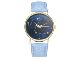 Relógio de Pulso Galaxy Watch de Quartzo com Cinto de Couro Elegante e Design Minimalista