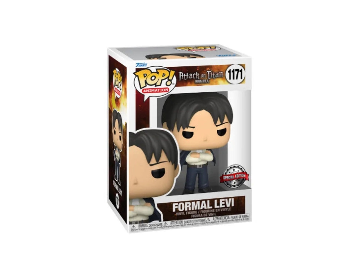 Figura FUNKO Pop! Attack On Titan #1171 Formal Levi  - Modelo Exlusivo