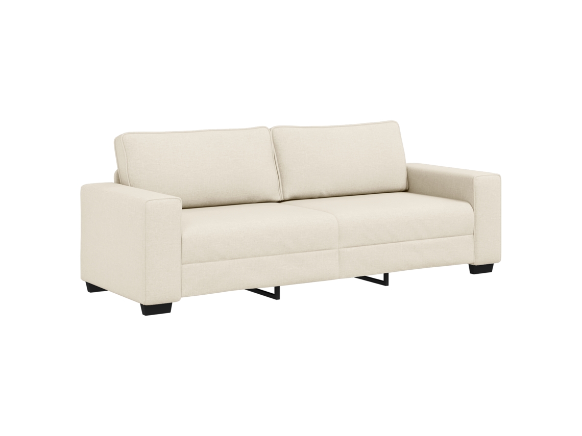 3-seater Sofa, 3-seater Sofas Vidaxl Bege Linho (n/a)