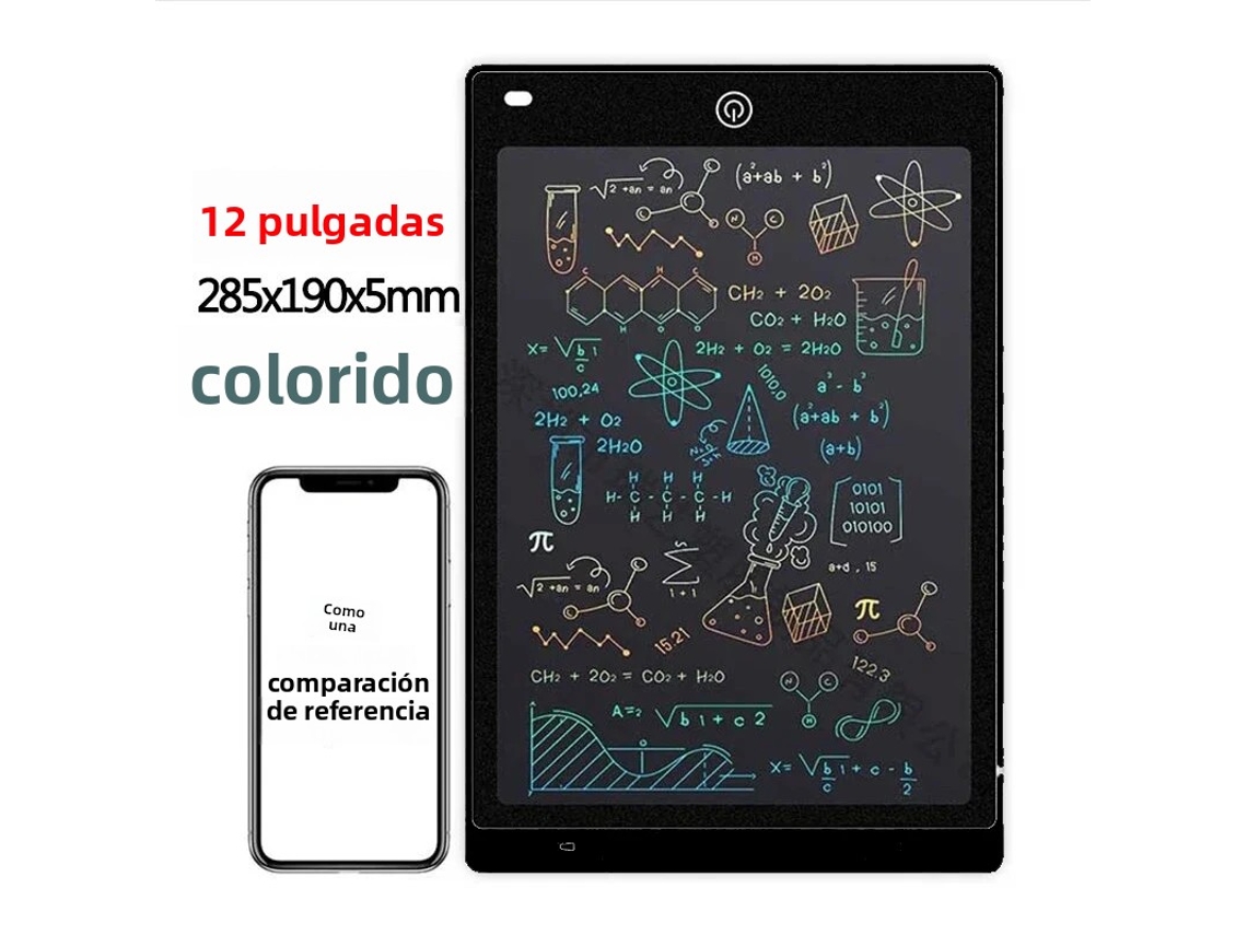 (preto, 12 Polegadas) Mesa Digitalizadora Lcd, Auxílio Para Desenho Na Educação Montessori