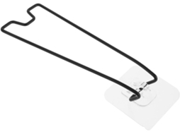 Cavalete Exibição Design Minimalista Elegante Carbono Preto Portátil Fácil Instalar Ideal Exibir Porta GOKOCO