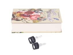 Caixa Forte Simulada Livro com Chave S/MARCA
