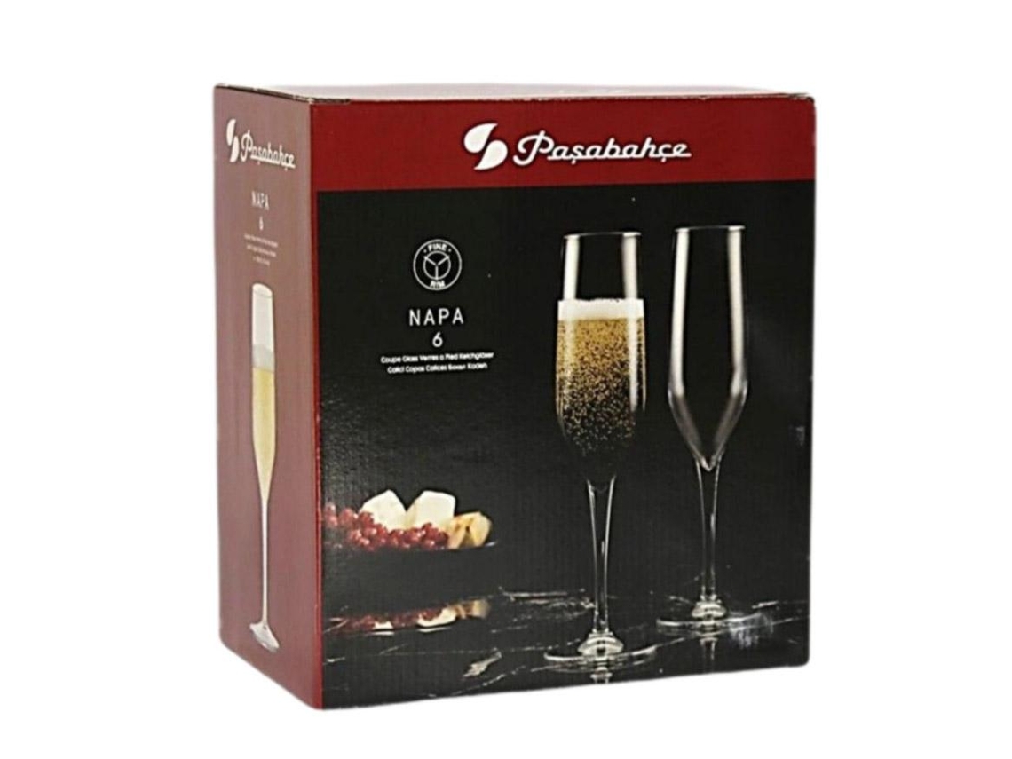 Conjunto 6 Flutes Pasabahçe
