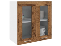 Vidaxl Armário De Parede Para Cozinha Com Porta De Vidro “lyon”