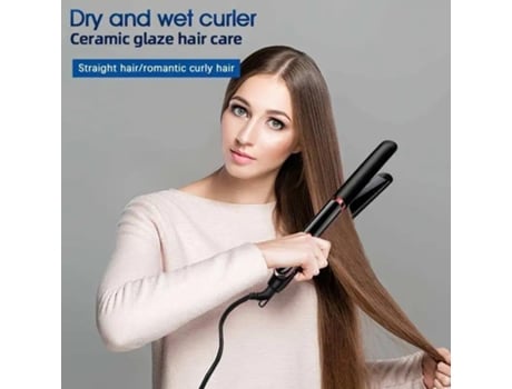 New Hair Straightener Flat Iron Curling Irons Elétrica Straight Ceramic Fast Warm-up Styling Tool Para Cabelo molhado ou seco