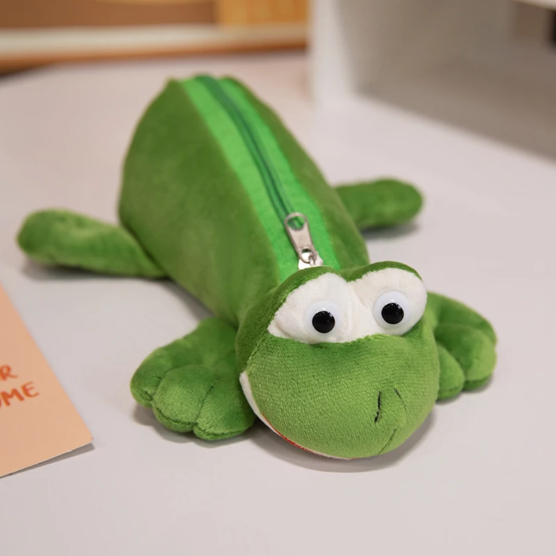 (estilo 5, 26 Cm) Estojo De Lápis De Pelúcia Em Formato De Animal De Desenho Animado, Bolsa Grande Para Guardar Material Escolar Infantil