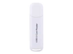 Leitor De Cartões Usb3.0 Secure Digital E Tf, Multifuncional, Branco Ou Preto Luz Dourada