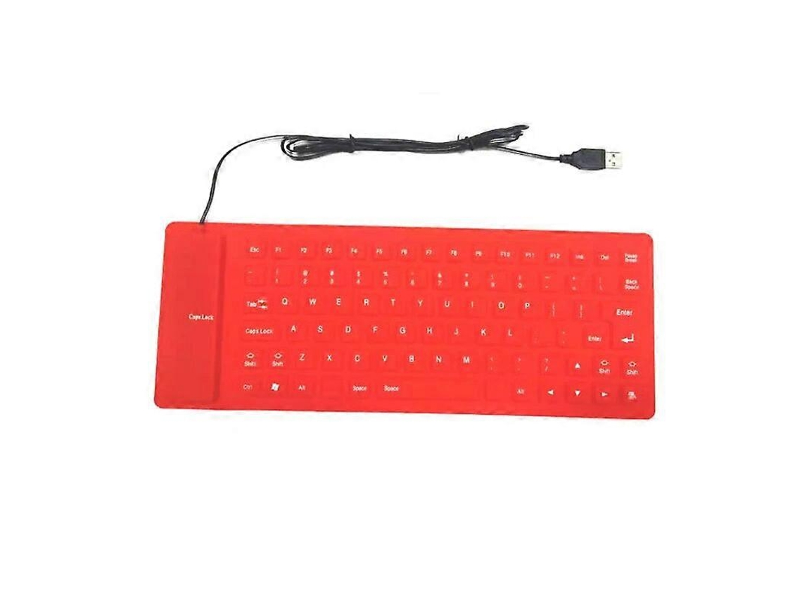 Teclado De Silicone Macio E Silencioso Com 85 Teclas, Teclado De Computador Com Fio Usb, Mini Laptop, Teclado Dobrável À Prova Dágua Ly Ebike