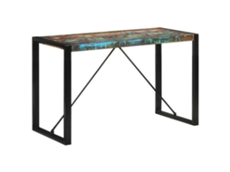 Vidaxl Mesa De Jantar 120x55x76 Cm Madeira Recuperada Maciça