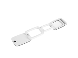 Lupa de Mesa com LED 3x Dobrável, Luz para Leitura e Escrita, Lupa Branca Cinza