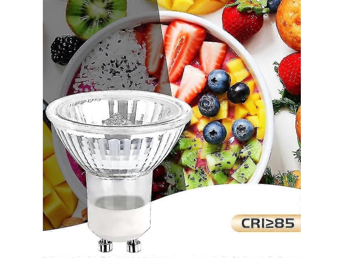 5 Lâmpadas Halógenas Gu10 50w Dimerizáveis, Refletoras