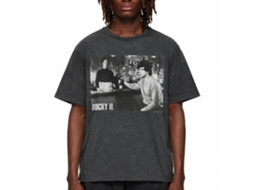 Rockinstone Rocky Movie Compsure Heather Black Adult T-shirt Size:xxxl