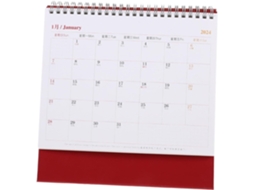 Calendário De Mesa Com Abas, Planejador Mensal, Para Uso Doméstico E
