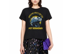 Rockinstone Pet Sematary Movie Sometimes Circle Black Adult T-shirt Size:m