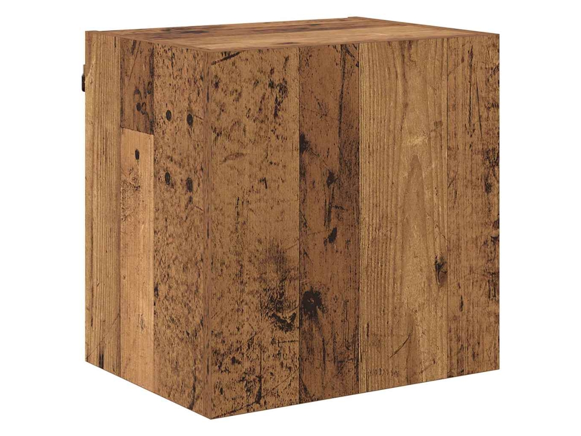 Conjunto 1 Gabinete Para Tv Vidaxl Castanho Derivados De Madeira (40,5x30x40cm)