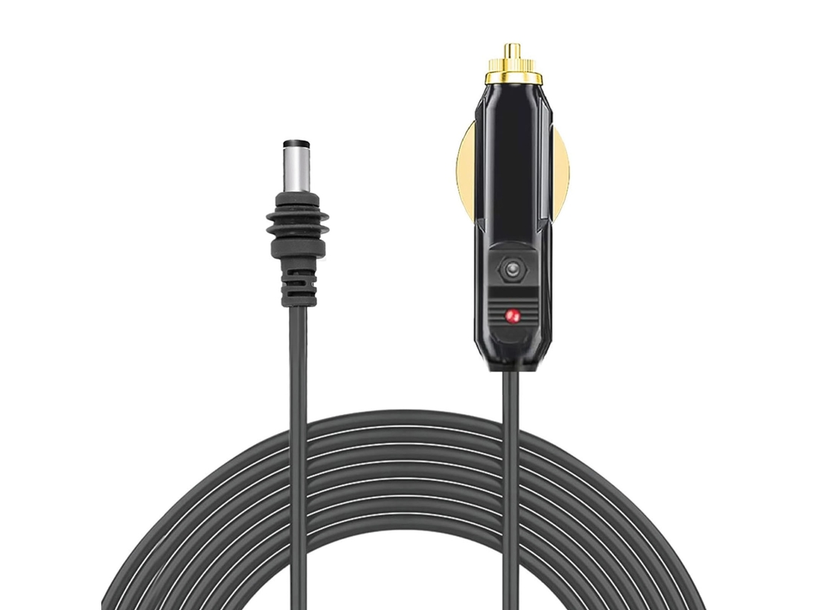 Cabo Energia Dc 5m 16.4ft 18awg Ip68 À Prova D'água Antena Satélite Carro Barco