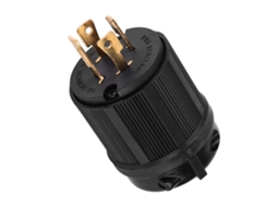 Laxiscreed Conector De Alimentação Macho American Twist-lock Com 4 Terminais Para Geradores
