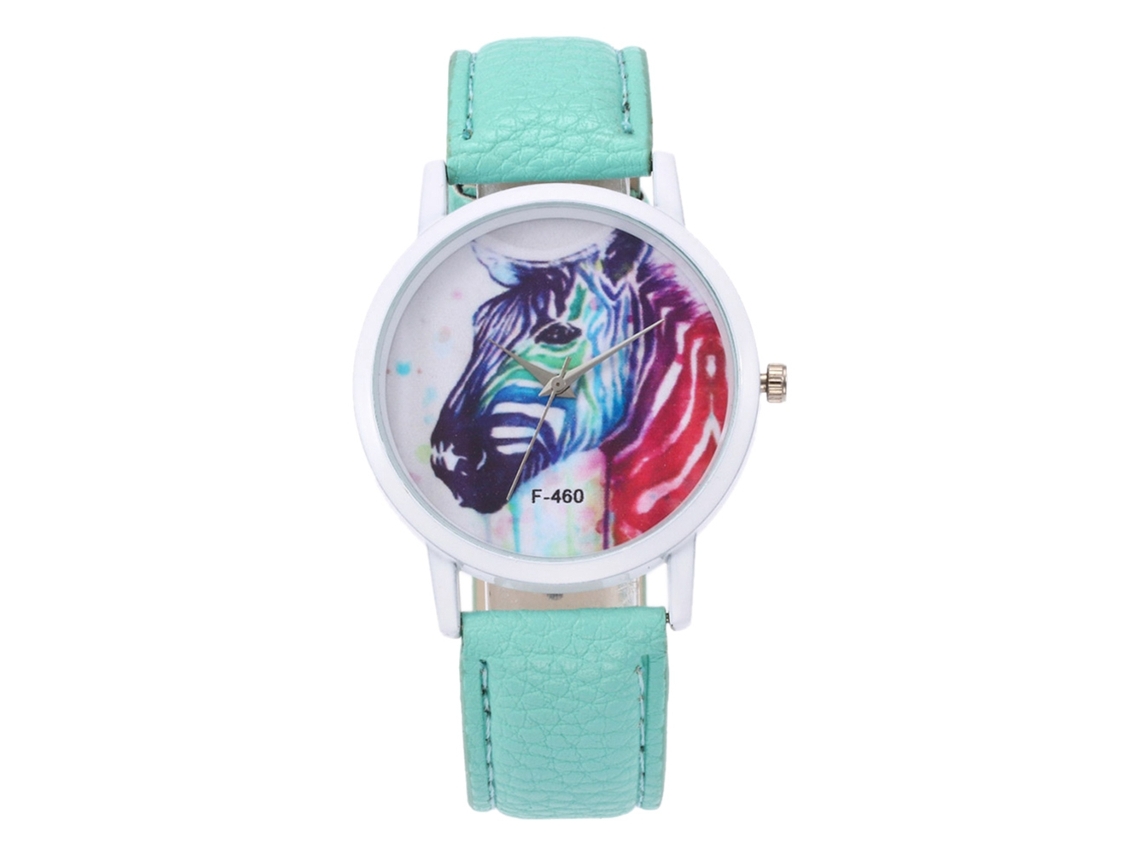 Reloj De Muñeca Para Mujer Estilo Moda Con Movimiento De Cuarzo Zhoulianfa F-460a Verde