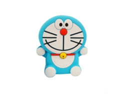 Bolsa de Moedas Infantil Silicone Gato Azul S/MARCA