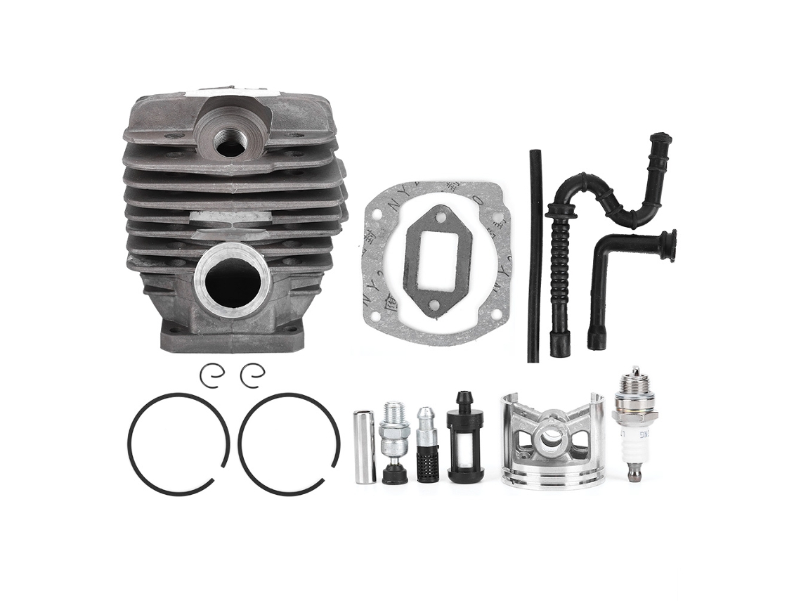 Conjunto Cilindro Pistão Acessórios Motosserra Stihl Ms360 Com Filtro Combustível D=48mm