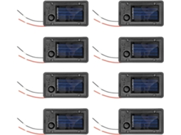 Conjunto de 8 Caixas de Bateria SFUSHOS para Lanternas Solares e suspensas para exterior